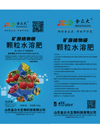 礦源植物炭顆粒水溶肥